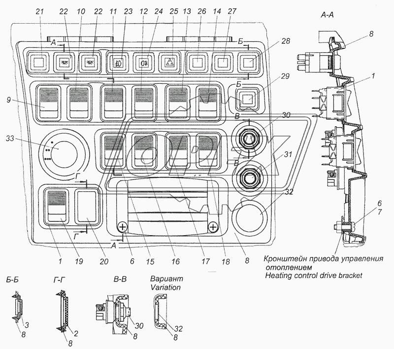 4308-3710001-40 Установка выключателей